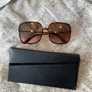 Christian Dior, sunglasses, turtle shell, good condition